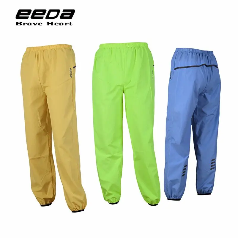 

WEST BIKING Breathable Compressed Bike Rain Pants Windproof Weatherproof Elastic Riding Rain Clothing Full Length Rain-Trousers