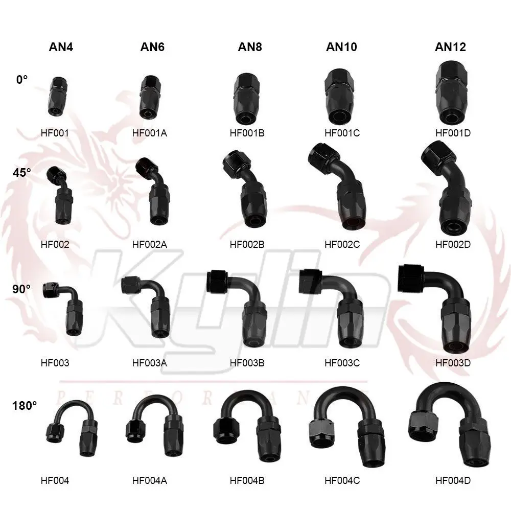 AN4 на возраст 6 8 10 12 лет масла/топлива/шарнирное соединение шланга алюминиевые