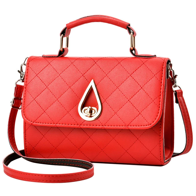 2017 Diamond Lattice Women Handbag Shoulder Tote Women Messenger Bags Brand Designer PU Leather Handbag Shoulder Bag Plaid Women
