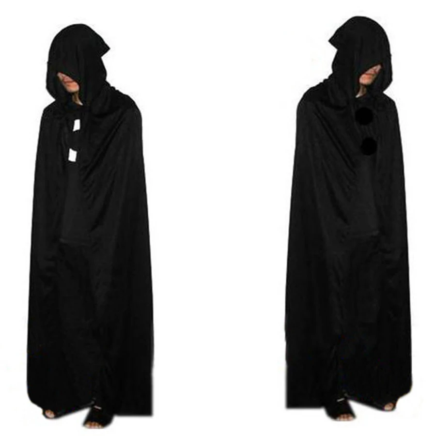 Buy Death Cloak Cosplay Ghost Clothes Multi Cape Hooded Cloaks Halloween