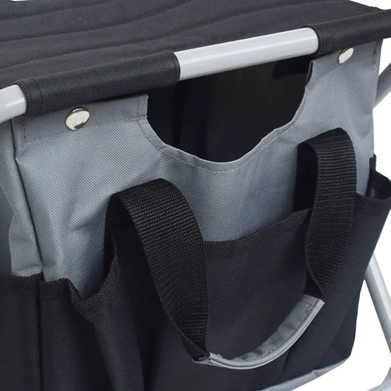 

Portable Outdoor Folding Chair Multi-Functional Fishing Camping Garden Foldable Stool 2019ing