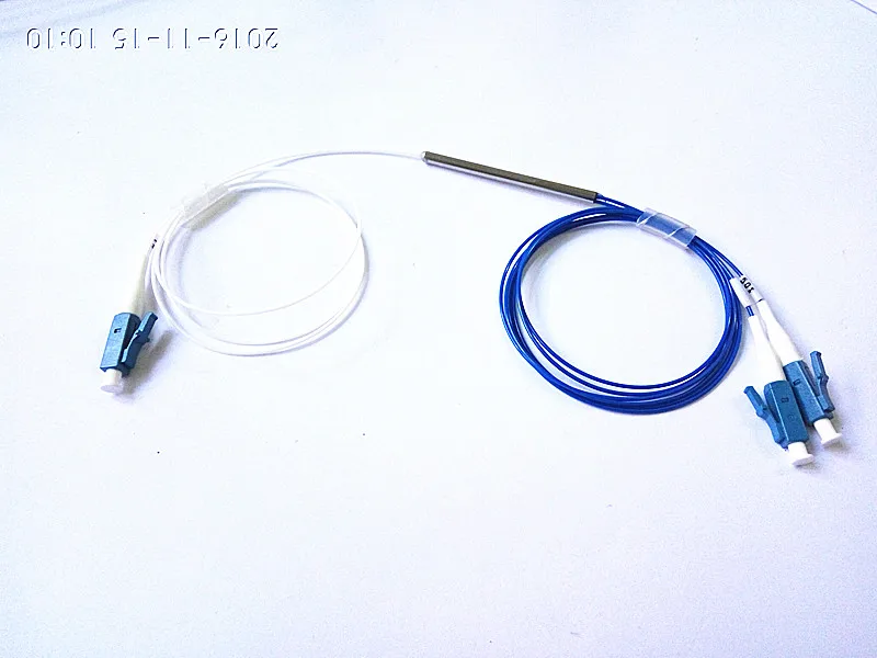 5 шт./лот 1310/1550nm двойное окно 50/50 соединение отношение LC/UPC трубка из нержавеющей
