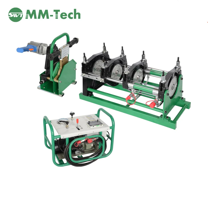 SWT B160/50 H сварочный аппарат для стыковой сварки HDPE с ручным управлением труб и