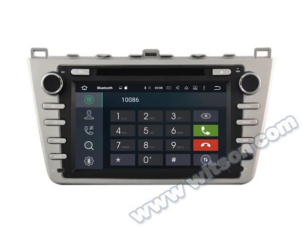 Excellent 8" 4GB RAM Android 8.0 Oreo OS Car DVD Navigation GPS Radio for Mazda 6 2008 2009 2010 2011 2012 with Full Video Output Support 0