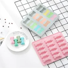 1 шт. в форме кости силиконовая форма для торта, ледяная выпечка печенья Форма конфитюр шоколад торт из конфет помадка инструмент для украшения торта 3D эскимо