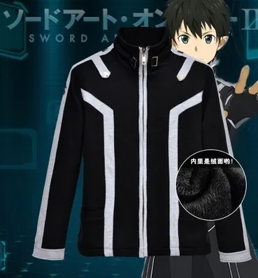 

Sword Art Online 2 Kirito Cotton Hoodie & Jacket ALO Party Hallowmas Clothing Cosplay Costume M-2XL Free Shipping NEW