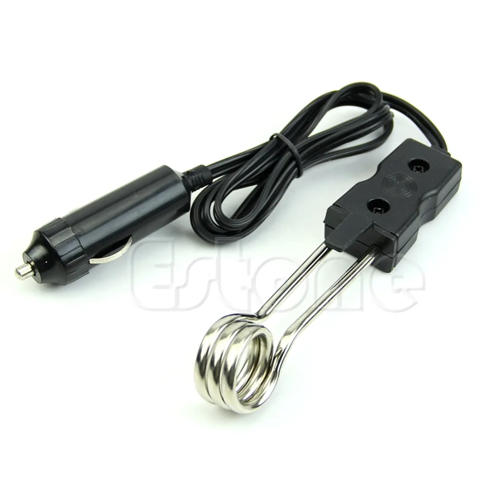 

New Portable Car Immersion Heater Tea Coffee Water Auto Electric Heater 12V C45