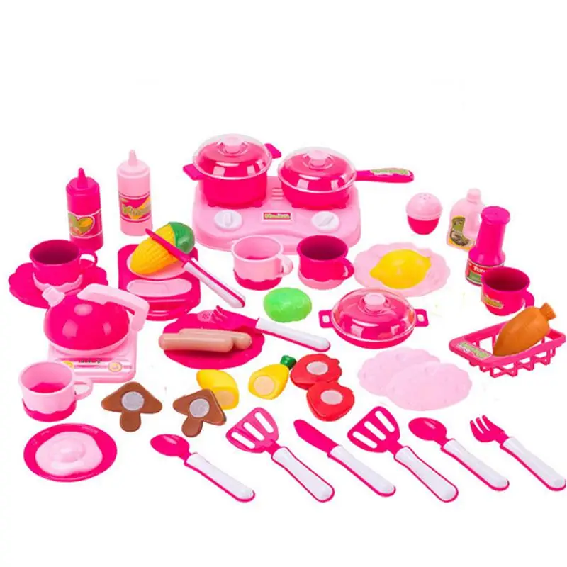 Buy 40Pcs/Set Kitchen Toy Utensils Cooking Cutting Toy