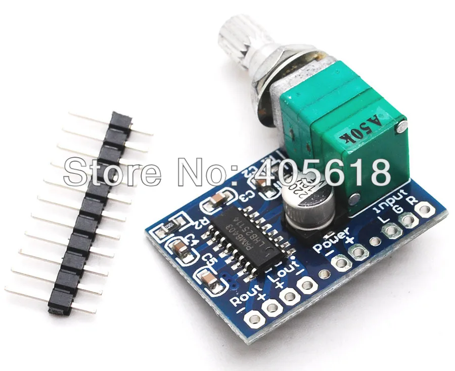 3 Вт+ 3 Вт PAM8403 усилитель 5 V Мини цифровой усилитель звука плата Поддержка USB Мощность поставить батарею 2 канала