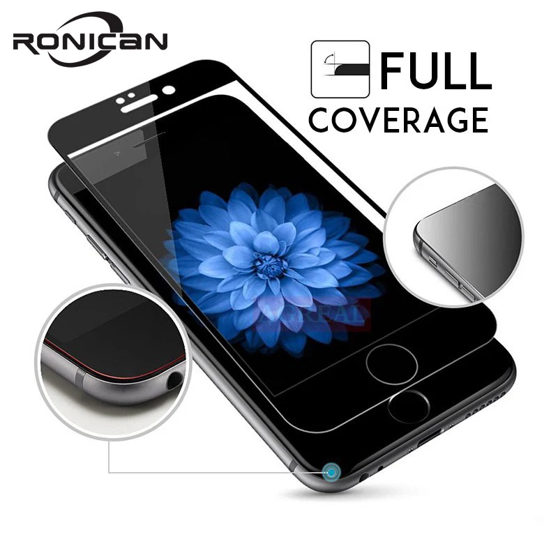 

Full Cover Tempered Glass For iPhone 7 7 8 Plus Explosion-Proof Screen Protector Film For iPhone 6 6s Plus 8 8plus X XS MAX XR