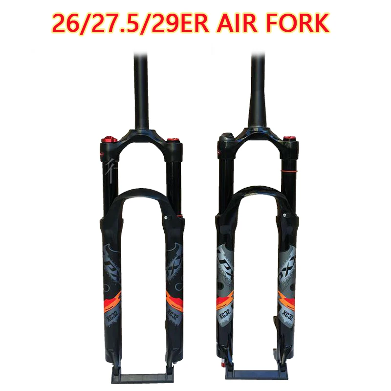 bicycle air fork 26 27.5 29 ER MTB mountain suspension fork air