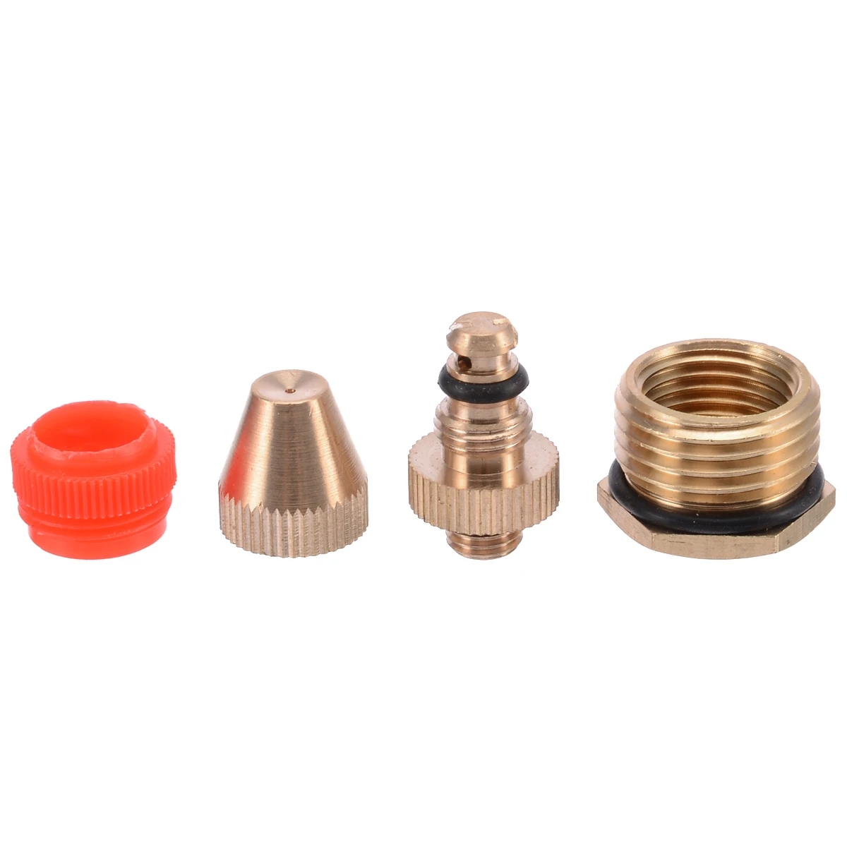 1/2 Inch Brass Water Spray Nozzle Adjustable Garden Sprinkler Lawn Atomizing Water Spray Nozzle Watering Head