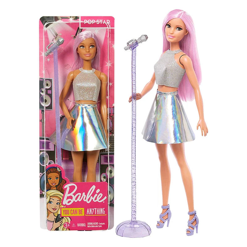オリジナルバービープロフェッショナル ロックスター人形fxn98ガールプリンセスドレスアップ採用ポップスターバービー人形誕生日プレゼントのおもちゃ Dolls Aliexpress
