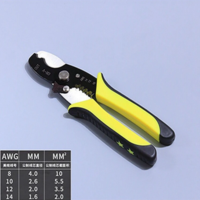 Topoworl Wire Crimper Pliers Tools Wire Stripper Tool Wire Cutter Cable Stripper Stripping Plier Cable Pliers Hand Tools (2)
