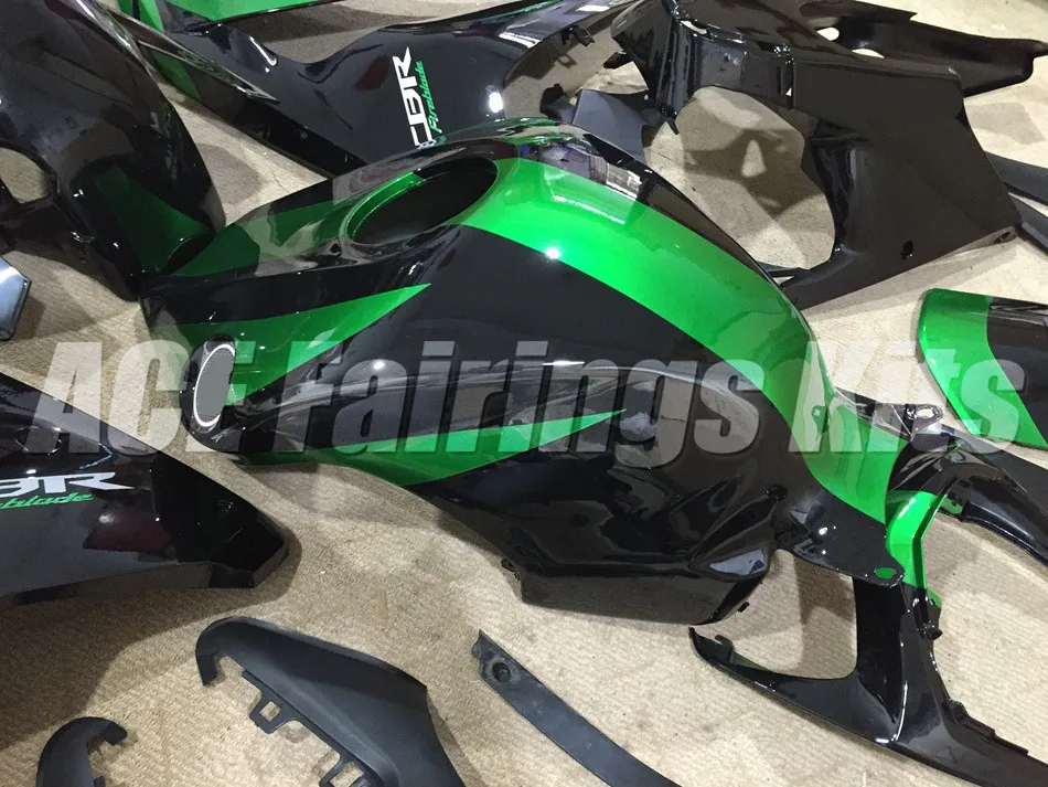 ABS Обтекатели для CBR1000RR CBR1000 CBR 1000 RR 2008 2009 2010 2011 ABS впрыска обтекателя кузова Комплект на заказ Зеленый Черный Великобритания