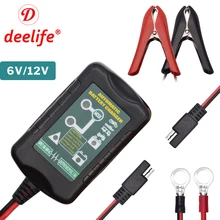 Auto Moto Battery Charger 12 V Impulso Intelligente Maintainer Desulfator Automatico Intelligente Carica di Mantenimento per 6 12 V Auto GEL