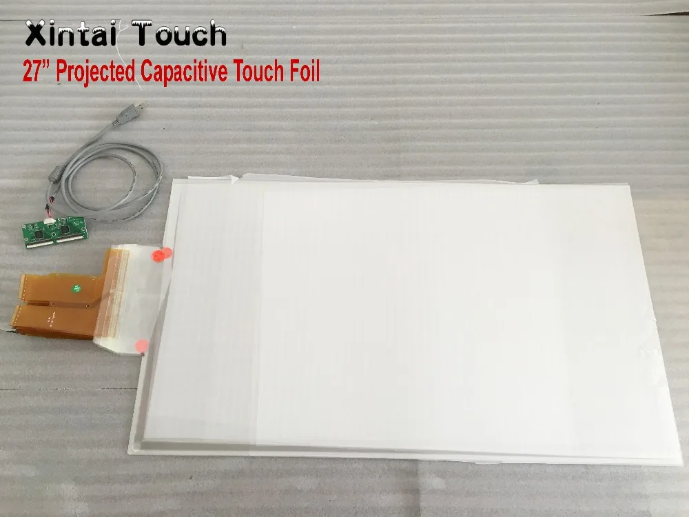 

On sale! lowest price 27" Interactive Touch Foil, 6 points Touch Film and Multi Touch Foil for touch kiosk, table etc