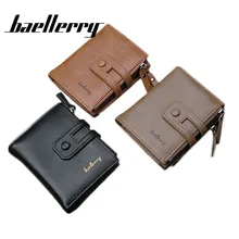 

Multi Compartment Wallet men's short wallet Korean zipper multi-function wallet large capacity multi-card zero coin purse