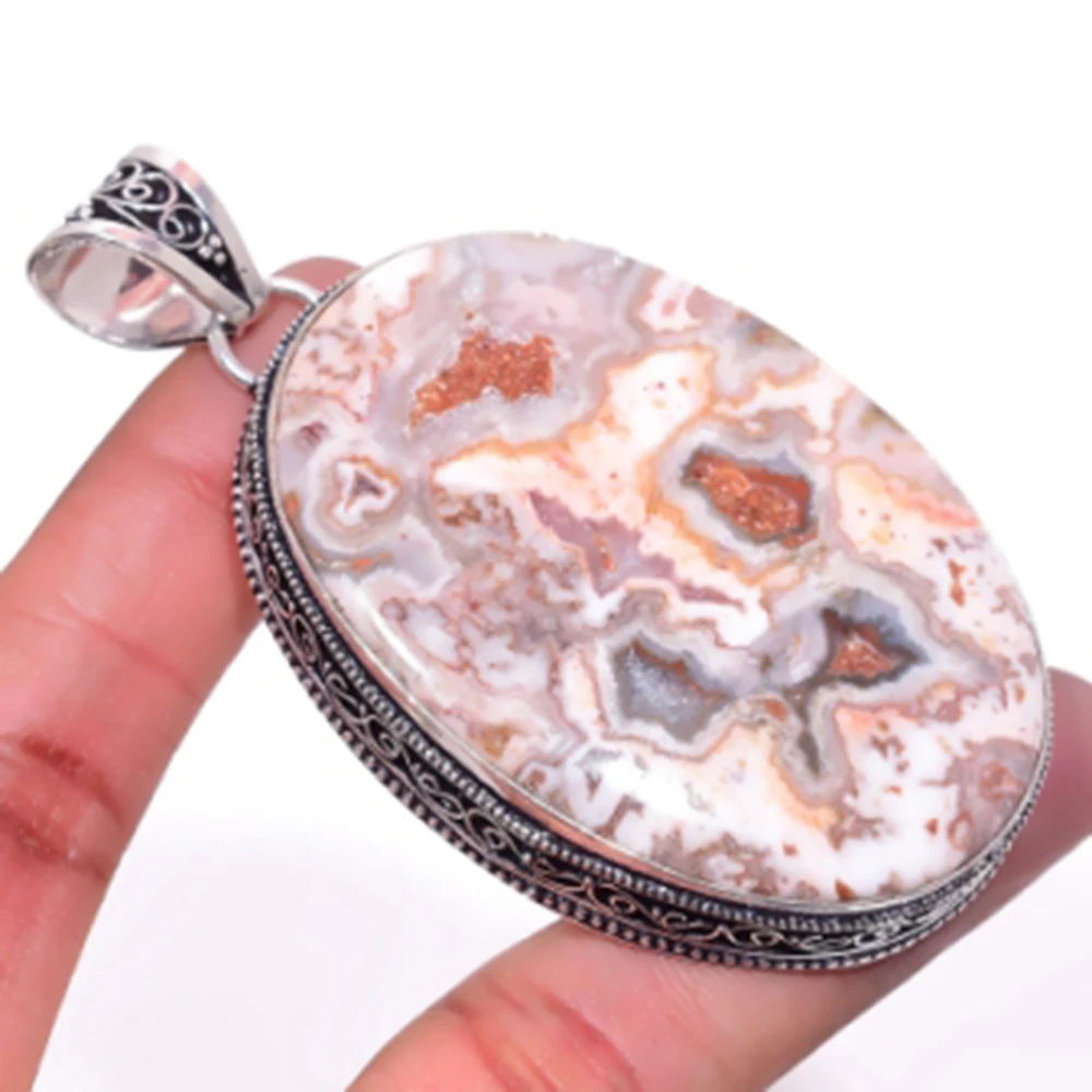

Jaspers Pendant Silver Overlay over Copper , 77 mm, P6605