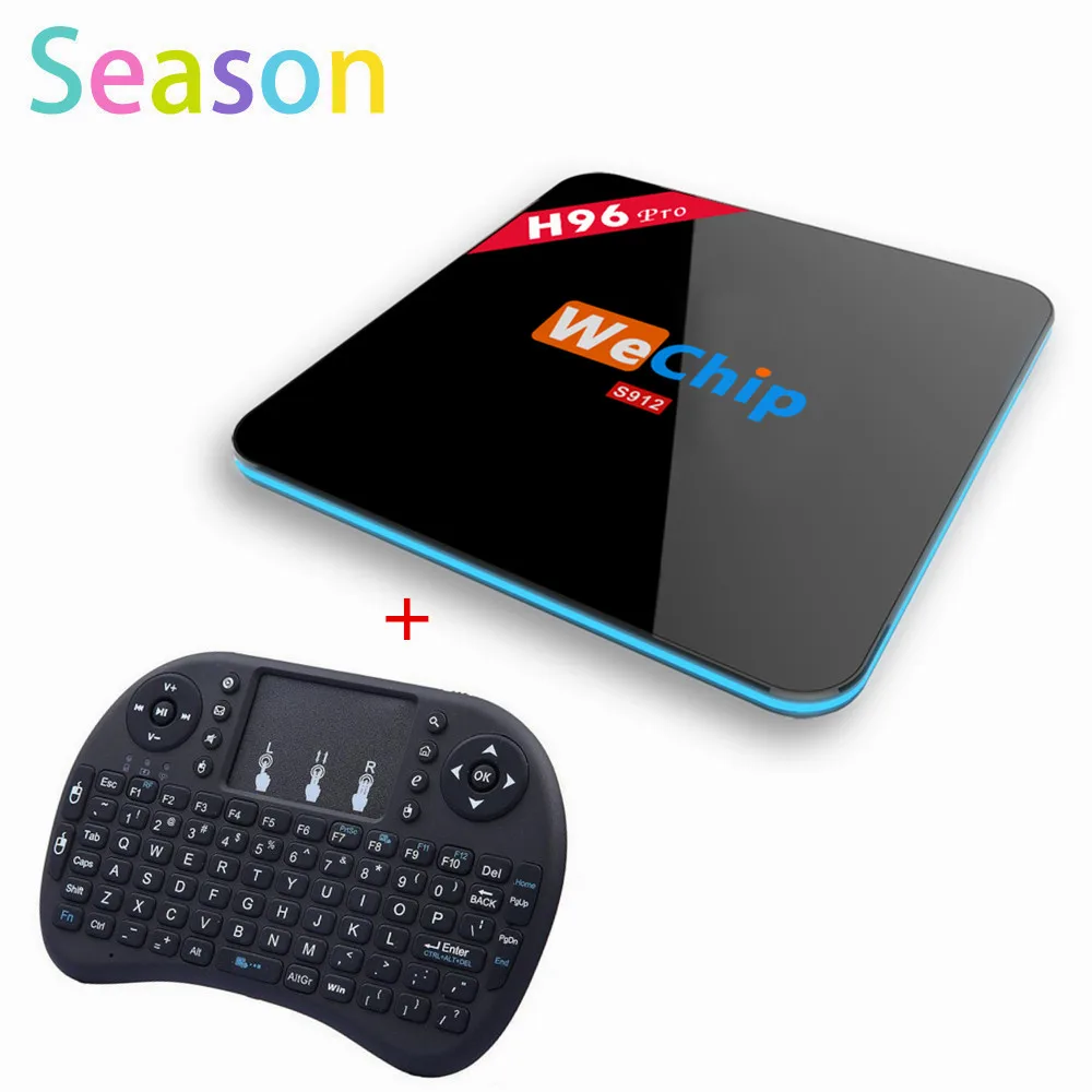  Wechip H96 PRO Amlogic S912 Octa core ARM Cortex-A53 2G/16G 3G/16G Android 6.0 TV Box WiFi bt4.0 2.4G/5.8G H.265 4K Player 