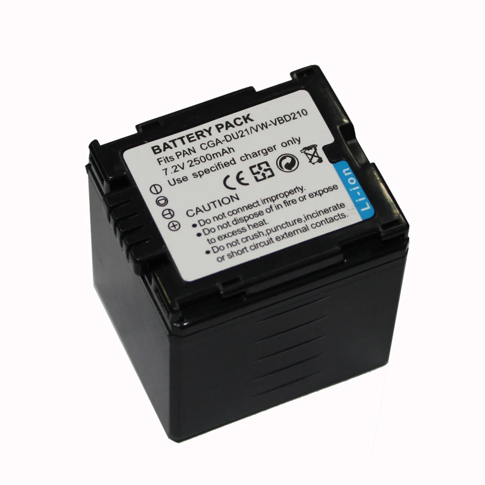 Аккумулятор для камеры CGA DU21 VBD210 аккумулятор Panasonic NV GS500 GS28 GS328 GS320 GS250 GS258 GS300 GS308 SDR H28
