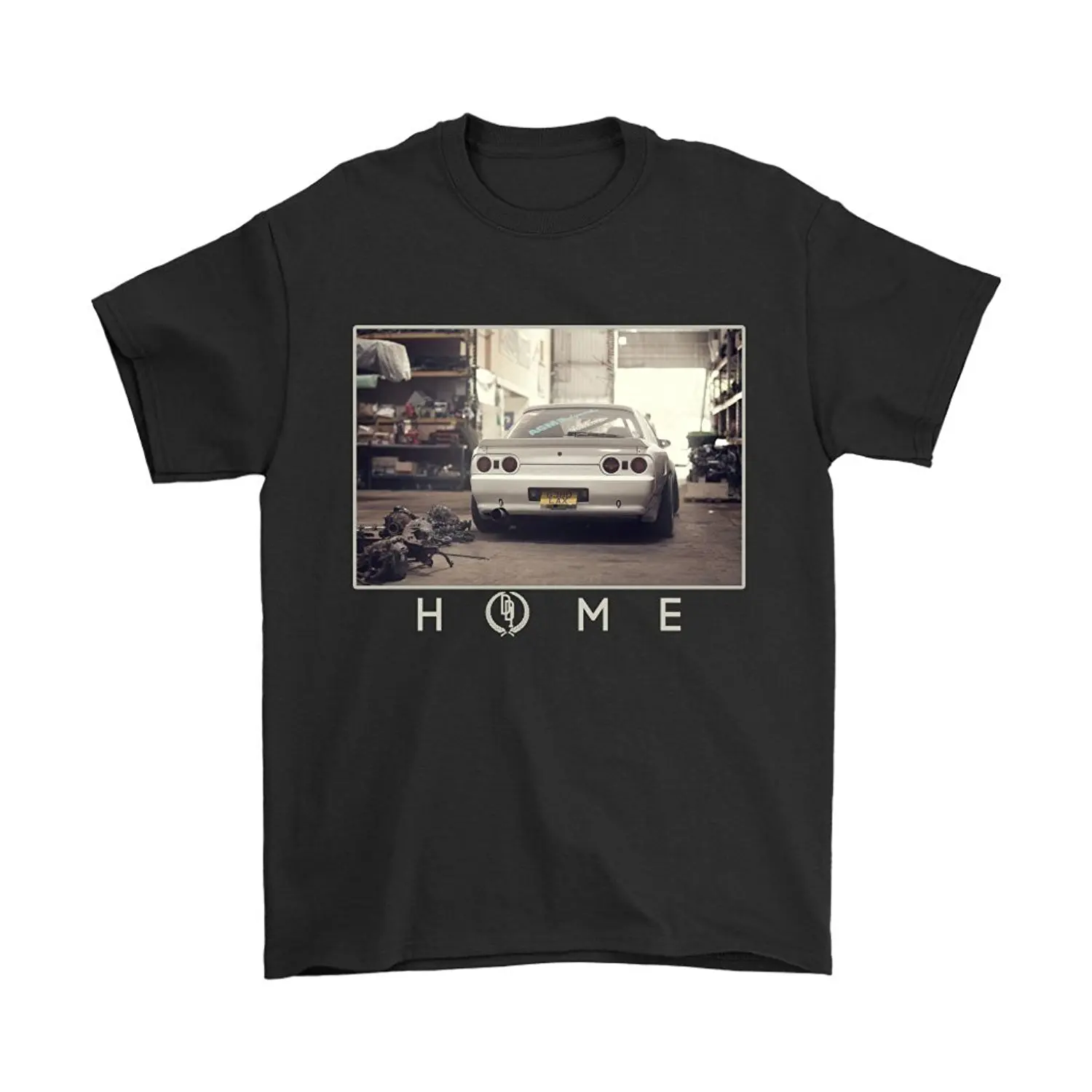 Nissan Skyline HOME JDM R32 Футболка с принтом Летние Стильные футболки для мужчин Harajuku топ