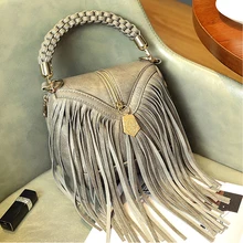 Vintage Fashion Women Handbags Leather Shoulder Bag Women Messenger Bags Brand Designer Tassel Bags Tote Sac a Main Bolsas A0280