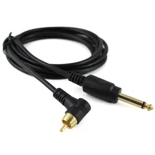 Новинка! Высокое качество Силиконовые Мягкий густой локоть татуировки RCA шнур для татуировки Питание аксессуары для татуировки