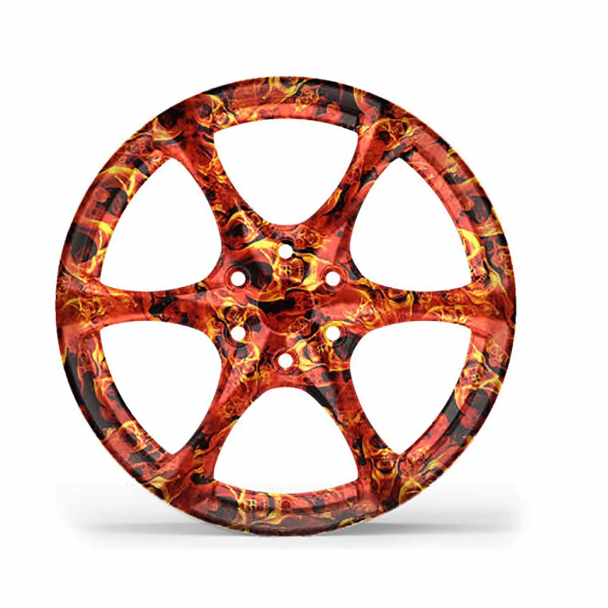 JX-LCLYL New 0.5*1m Fire Skeleton Hydrographic Water Transfer Film Hydro Dipping Printing