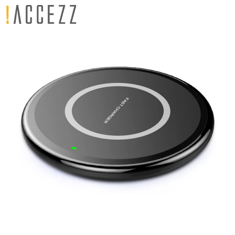 

!ACCEZZ Ultra-thin Qi Wireless Fast Charger 7.5W For iPhone X Xs Max XR 8 Plus 10W Charge For Samsung S8 S9 Plus Xiaomi MIX 2S