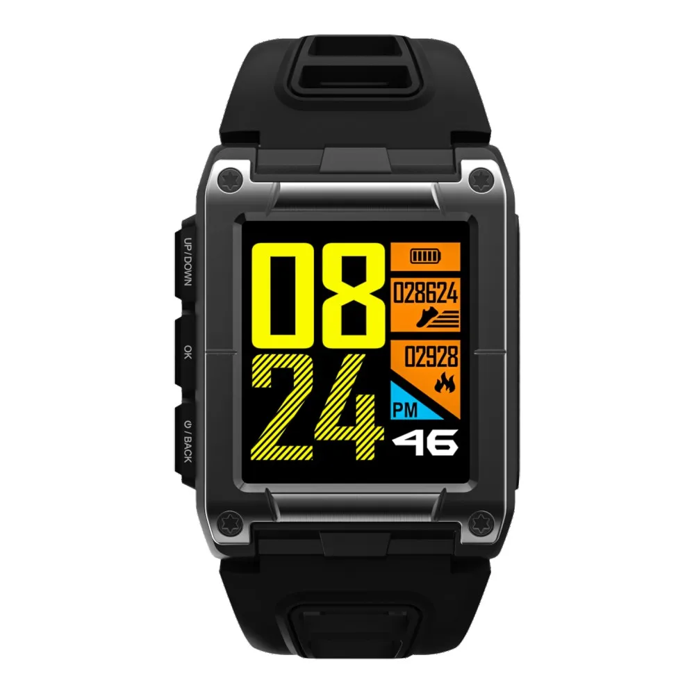 Makibes G08 gps часы компас Bluetooth Смарт-часы IP68 Водонепроницаемые Смарт-часы es мужские Мульти-спортивные часы - Цвет: black