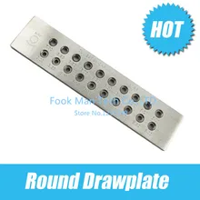 Круглая Вольфрамовая твердосплавная пластина, различные модели, 0,26-4,10 мм, 2,30-6,00 мм, 5,10-7,00 мм, отверстие номер 20-52, инструменты для изготовления ювелирных изделий