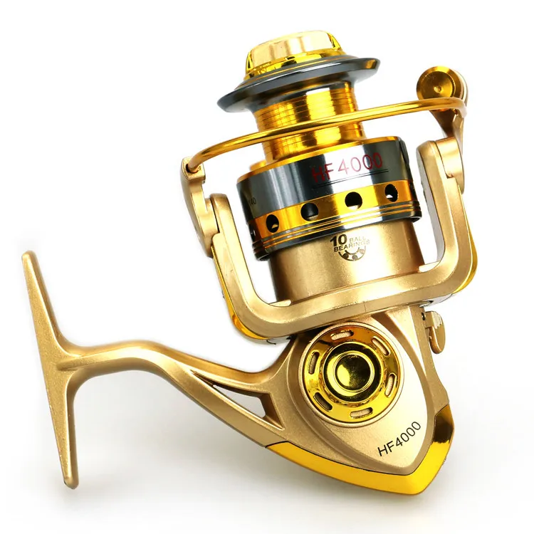 Yumoshi полностью Металлическая HF1000 7000 из алюминия 10BB шарикоподшипники левая/правая
