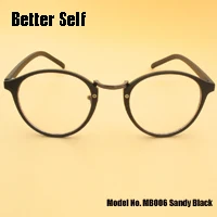Беттер Селф MB006 полный рамка обод черепаха стильные очки ПК удобные эффектные очки - Цвет оправы: Sandy Black