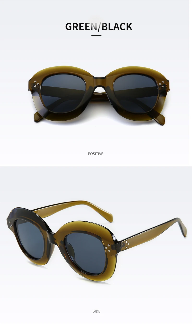 MIZHO, модные Овальные Солнцезащитные очки для женщин, роскошные брендовые дизайнерские Винтажные Солнцезащитные очки, женские очки с заклепками, стильные очки UV400