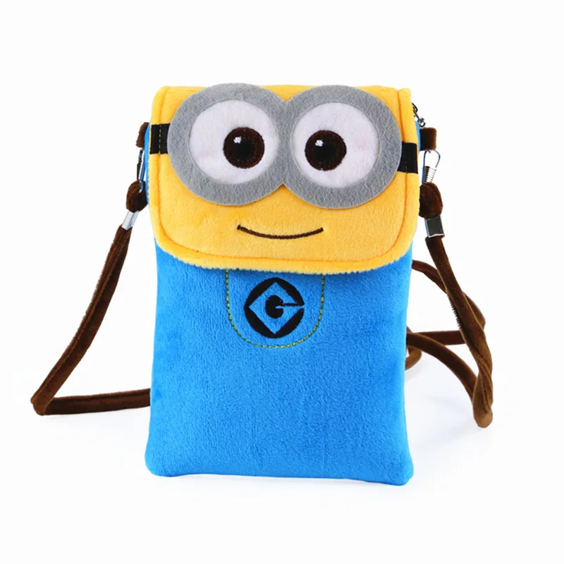 

Plush cartoon cute children coin purse mini crossbody bag small phone pouch money wallet bolsa carteira for kids girls boys