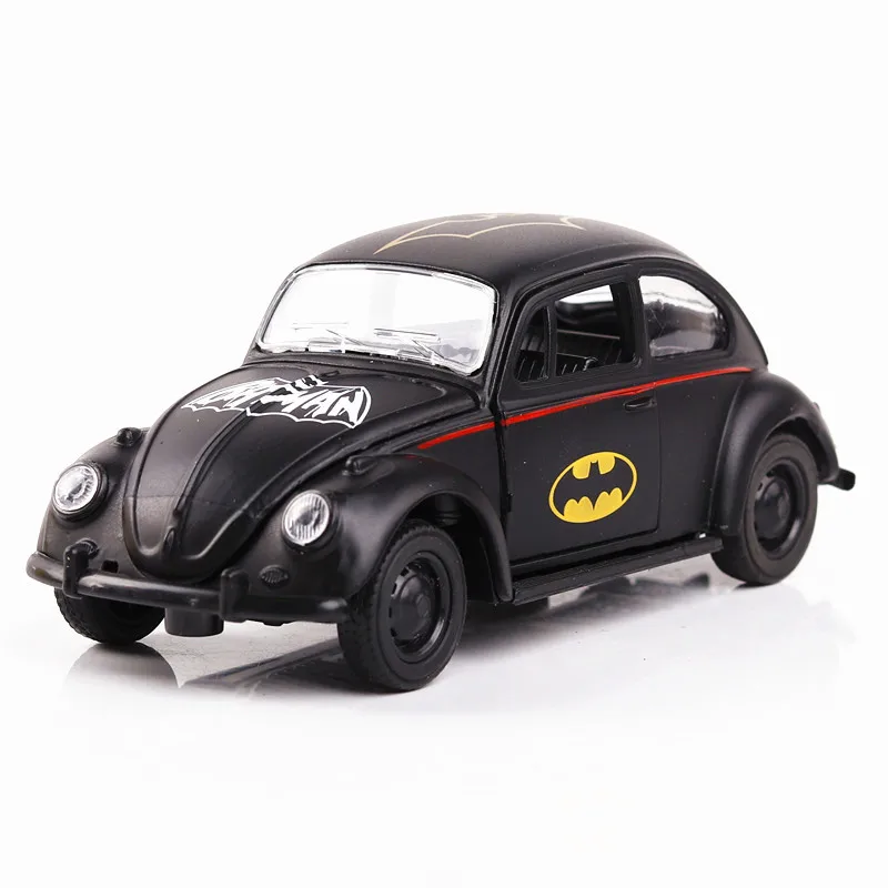 

High Simulation Car,1:36 Scale Alloy Pull Back Batman Beetle,Collection Metal Model Toys,free Shipping toys for children