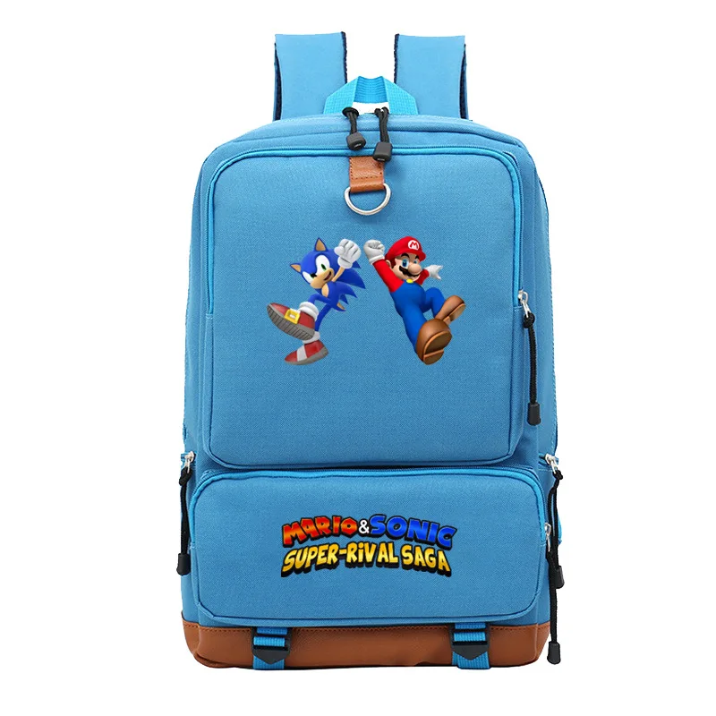 Повседневный Рюкзак для подростков с изображением героев мультфильма «Super Mario Bros»; школьный рюкзак для мальчиков и девочек; Детский рюкзак для малышей; Mochila