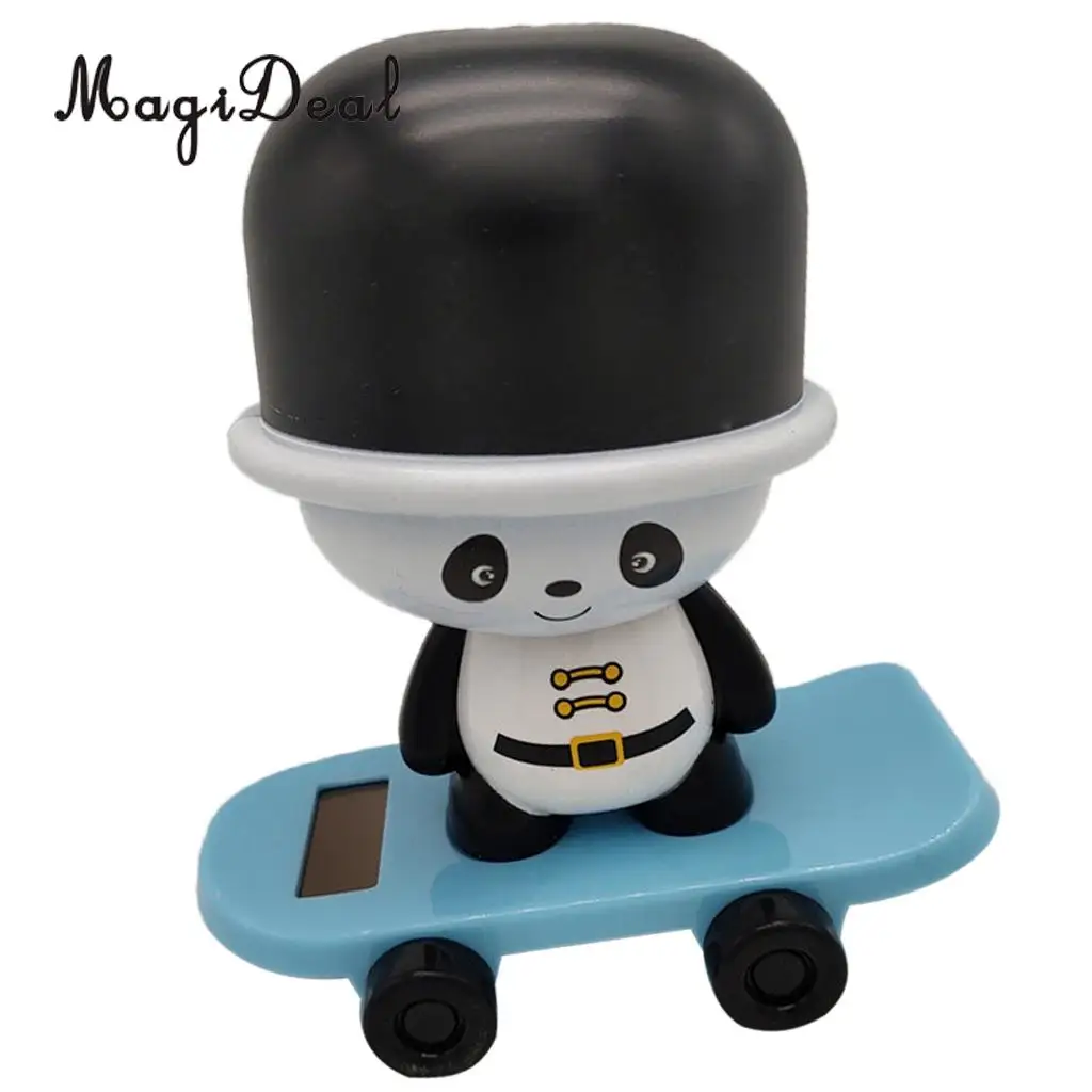Solar Power Dancing Animal Model Swing Figure Statue Figurine Kid Science Toy Xmas Gift Home & Car Desk Decor