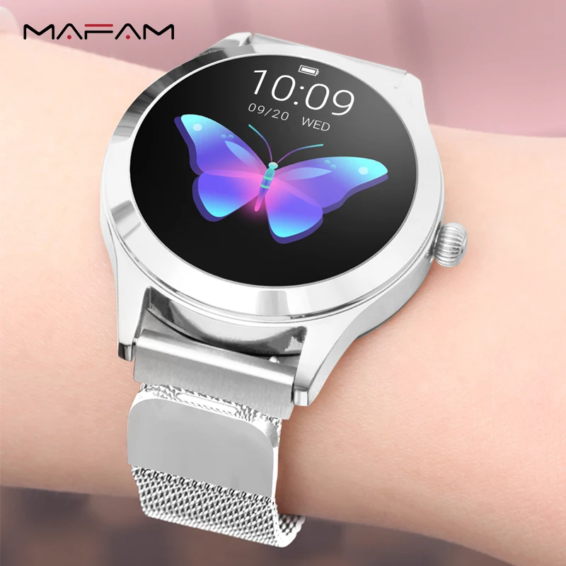 MAFAM reloj inteligente KW10 para mujer, pulsera de Fitness, resistente al  agua IP68, con Monitor de ritmo cardíaco para Android e IOS|Relojes  inteligentes| - AliExpress