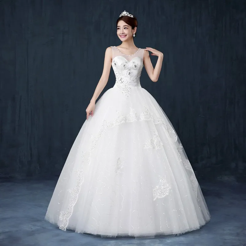 Modern Sederhana 2016 Desain Baru Busana Gaun Pengantin