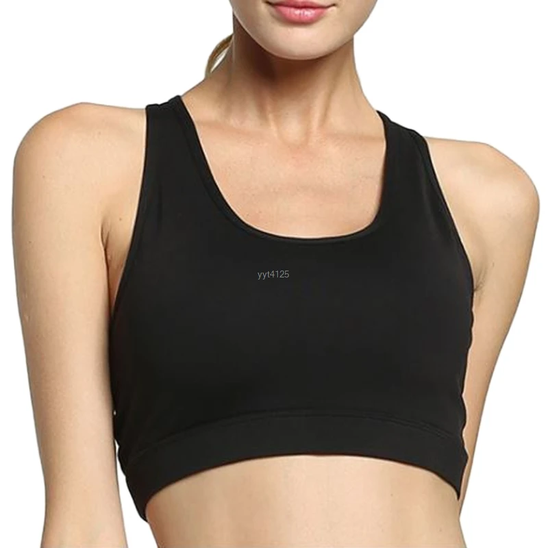 Lady Women Sexy Breathable Back Phone Pocket Bras Fitness Push Up