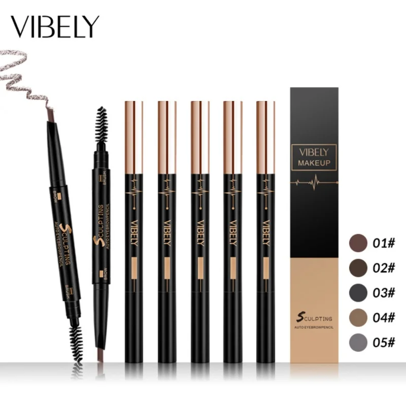 New Makeup Eyebrow Automatic Pro Waterproof Pencil Makeup Brow Eye