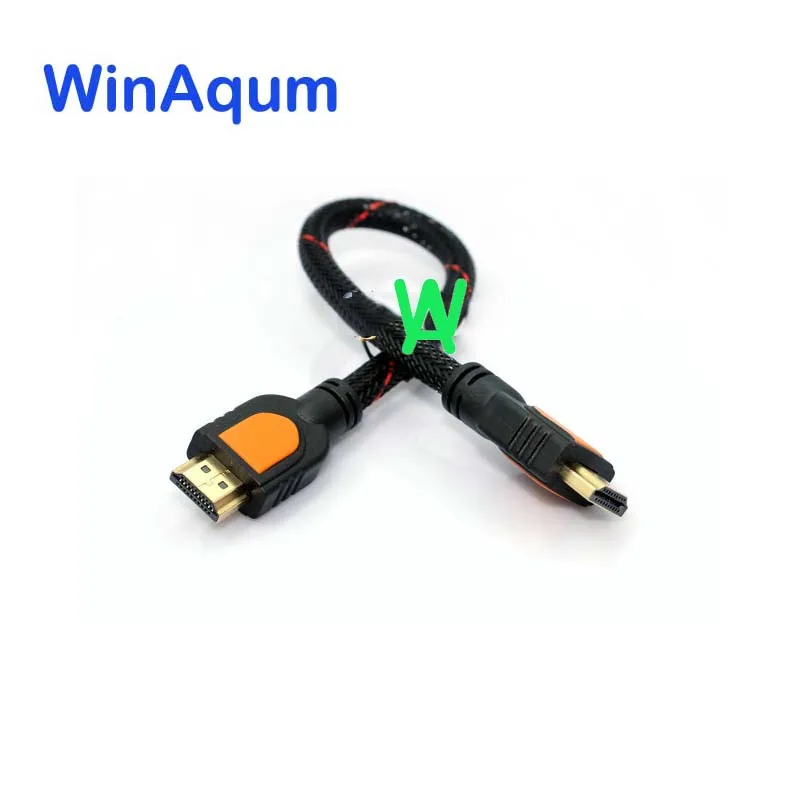 WinAqum HDMI A Type Cable HDMI Standard M/M 4k 3D Line 30cm Short Cable WA HD 6033cable hdmi