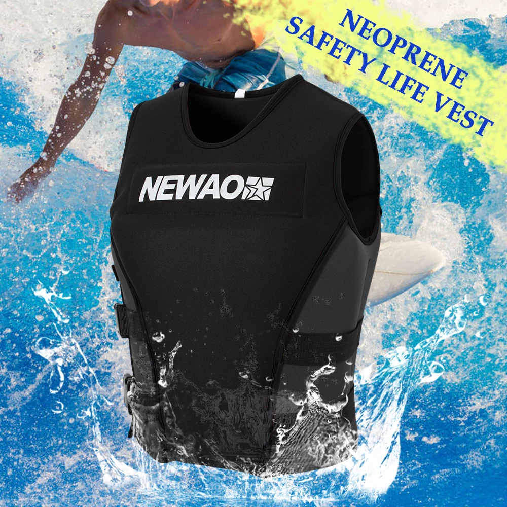 

Adults Life Jacket Neoprene Safety Life Vest for Water Ski Wakeboard Swimming Puddle Jumper Zwemvest Kinderen Life Vest
