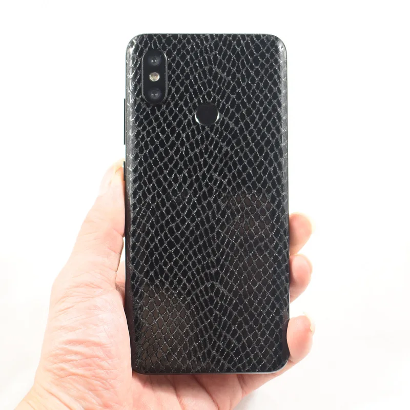 Декоративная задняя панель из крокодиловой змеиной кожи для Xiaomi 8 MI8 SE мобильного