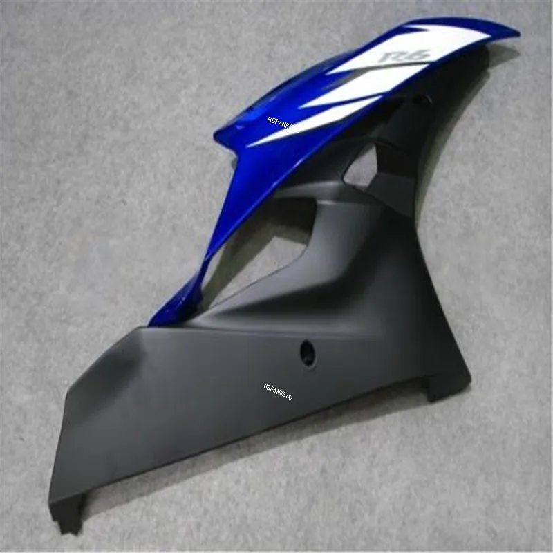 Литьевые Обтекатели для Yamaha YZF R6 06 07 сине черный комплект обтекателей мотоциклов
