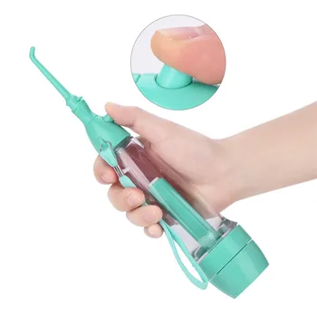 

Portable Spa Oral Irrigator Manual Pressure Water Jet Dental Flosser Deep Clean Whiten Tooth Oral Care Tool Teeth Whitening P40