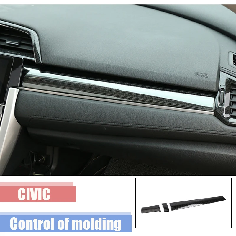 Стайлинг автомобиля 3D наклейки для Honda Civic 2018 2019 2016 2017 10th 10 gen аксессуары Co pilot