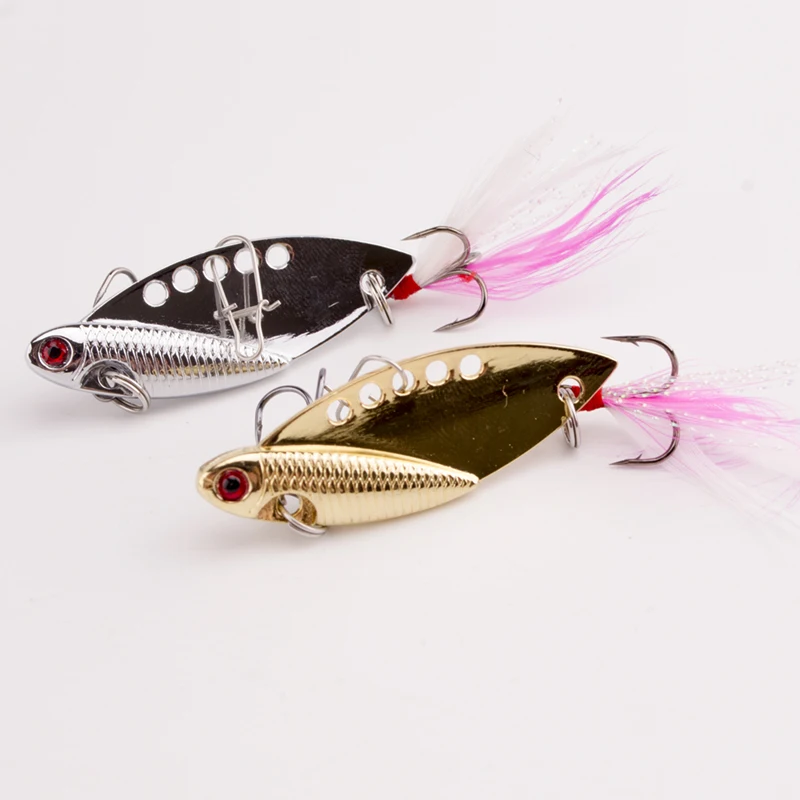 1Pcs Metal VIB Lures 10g 16g 23g Vibration Spoon Lure Fishing Lure Bass VIB bait artificial bait cicada lure vib bait